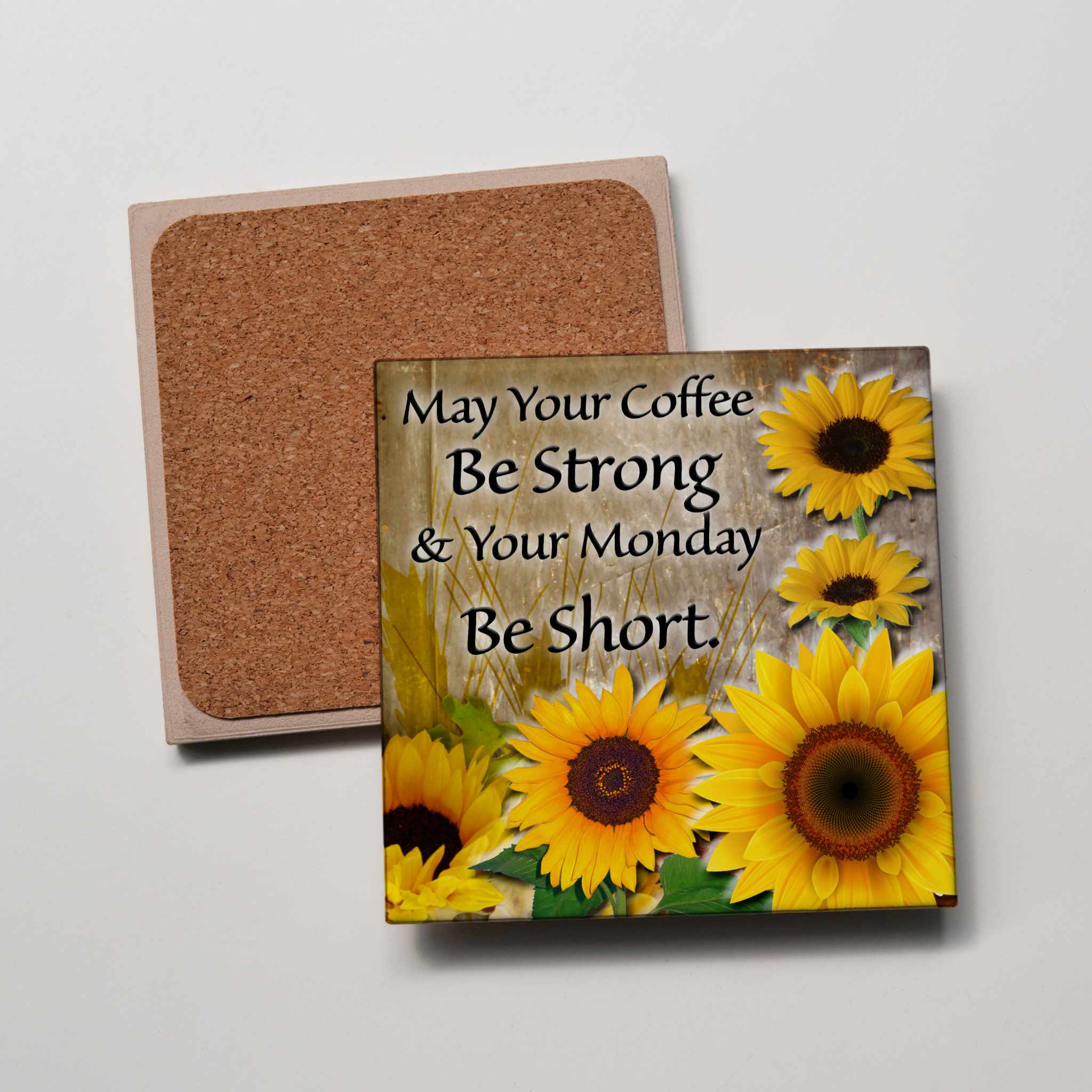 Sunflower coffee Coaster