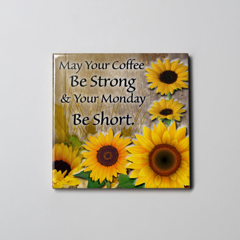 Sunflower coffee Coaster