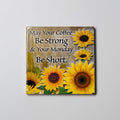 Sunflower coffee Coaster