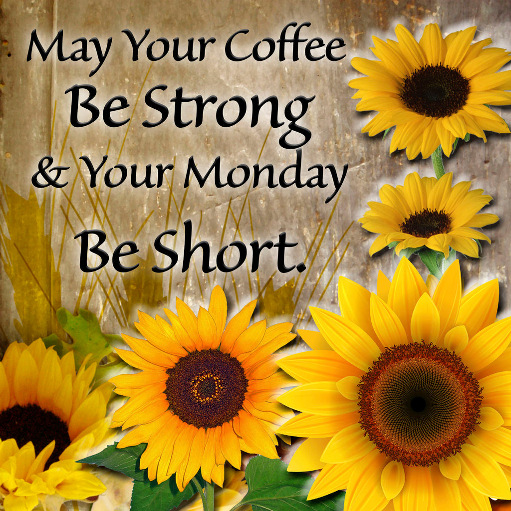 Sunflower coffee Coaster