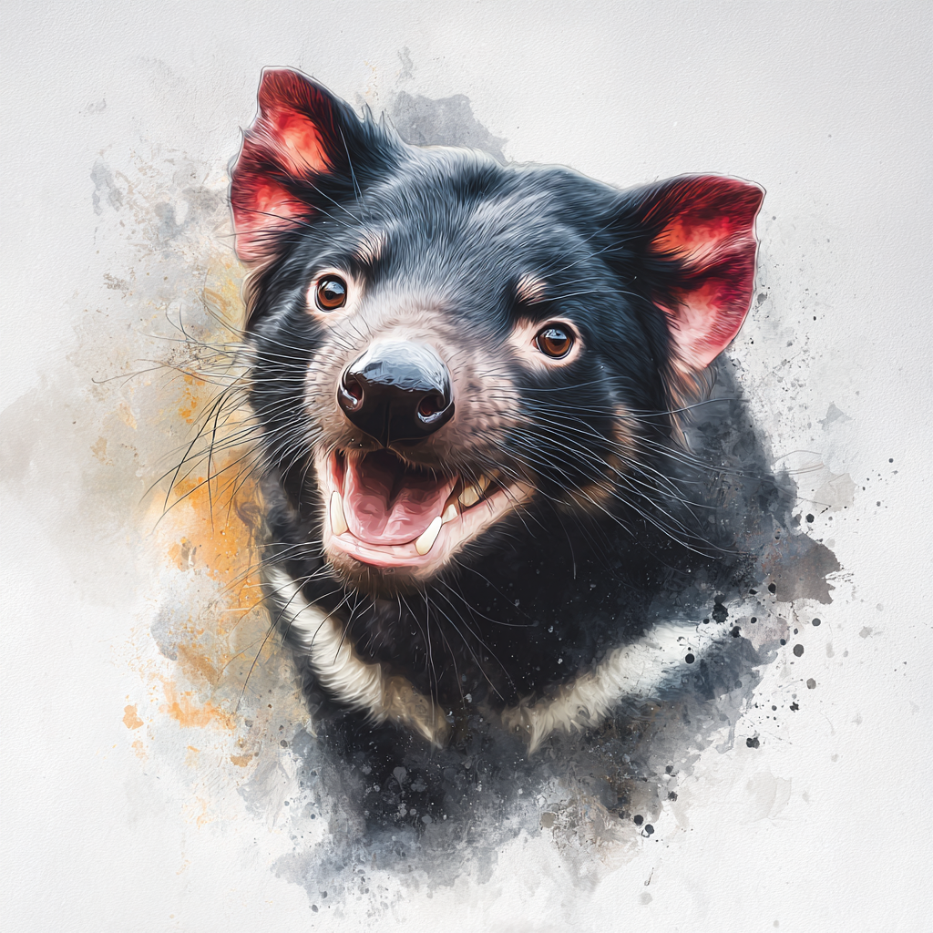 Tasmanian devil Left - Coaster