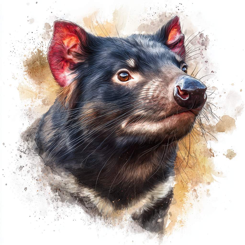 Tasmanian devil right - Coaster