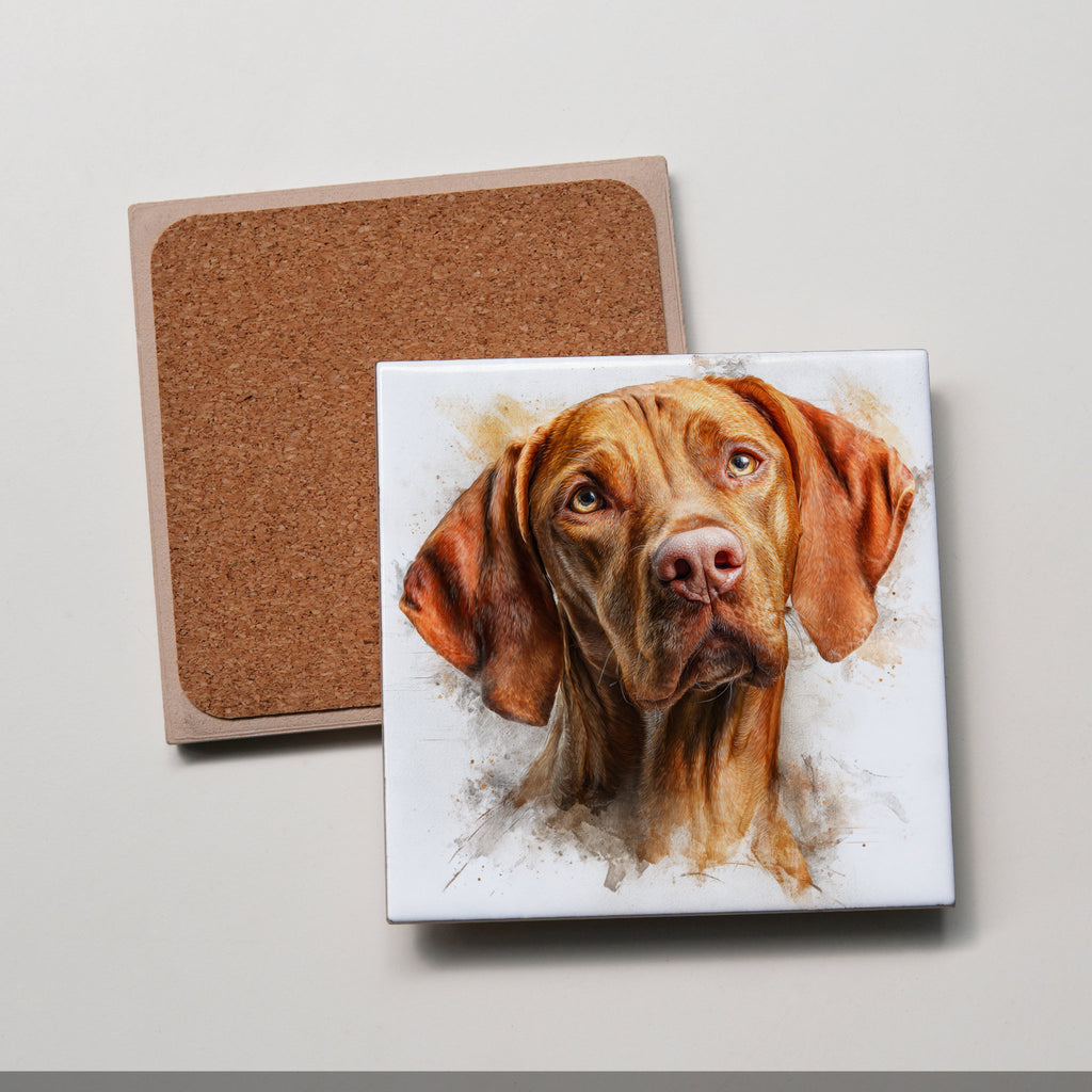 Vizsla - Portrait - Coaster