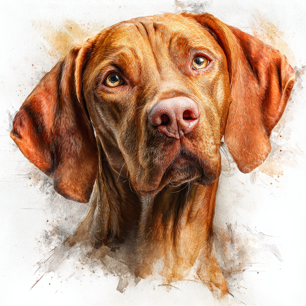 Vizsla - Portrait - Coaster