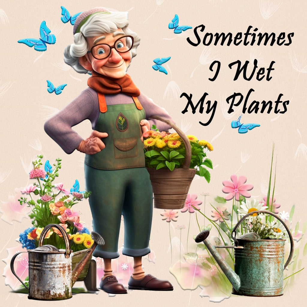 Wet my Plants Coaster
