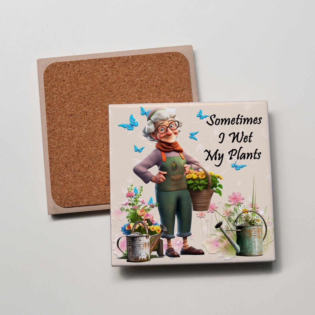Wet my Plants Coaster