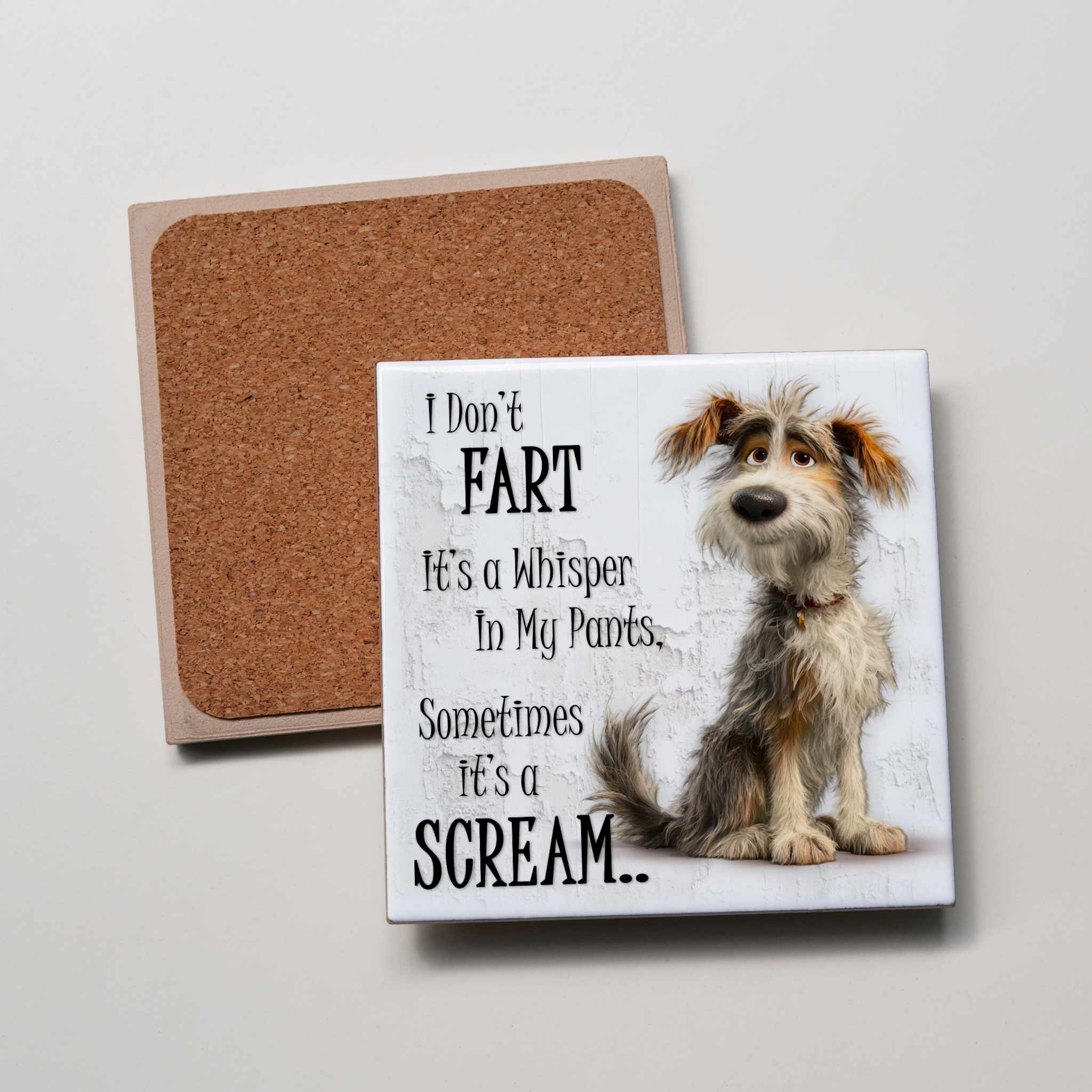 Whisper Dog Coaster