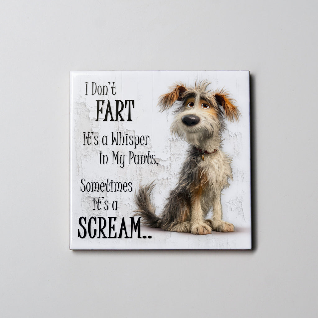 Whisper Dog Coaster