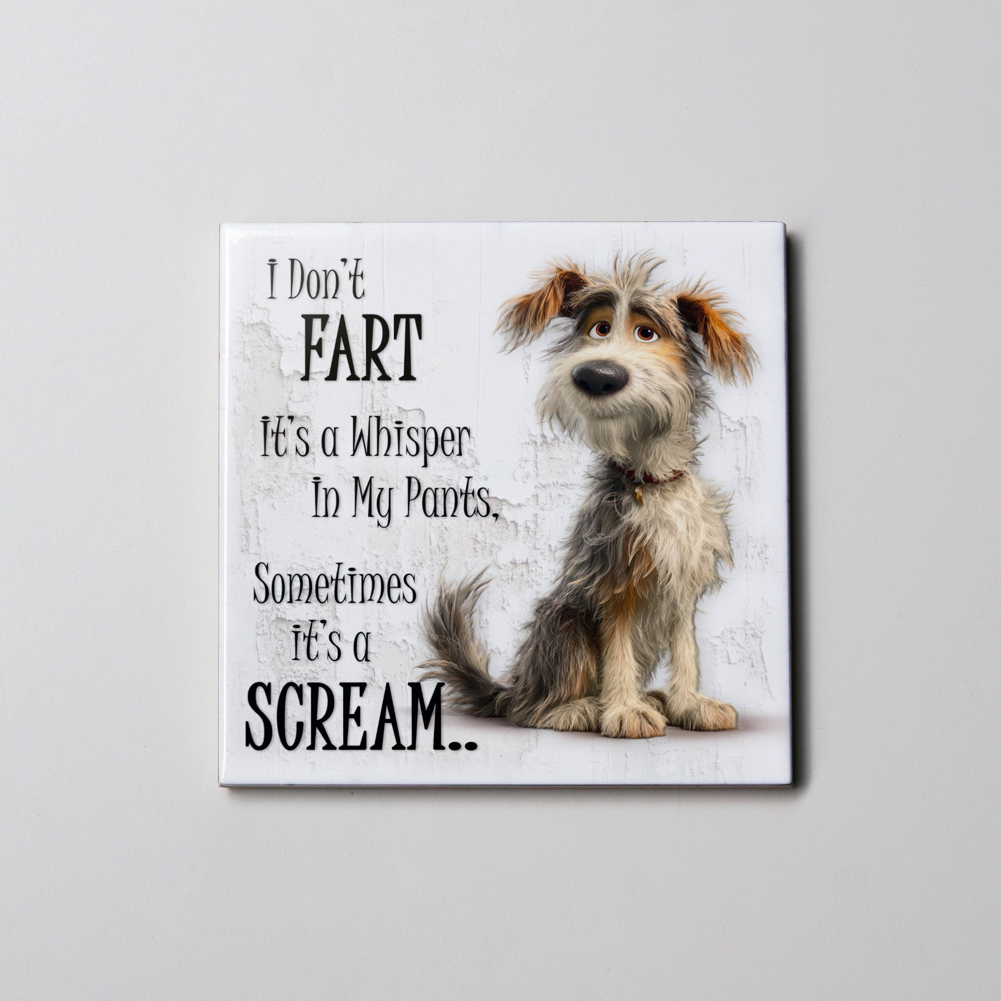Whisper Dog Coaster