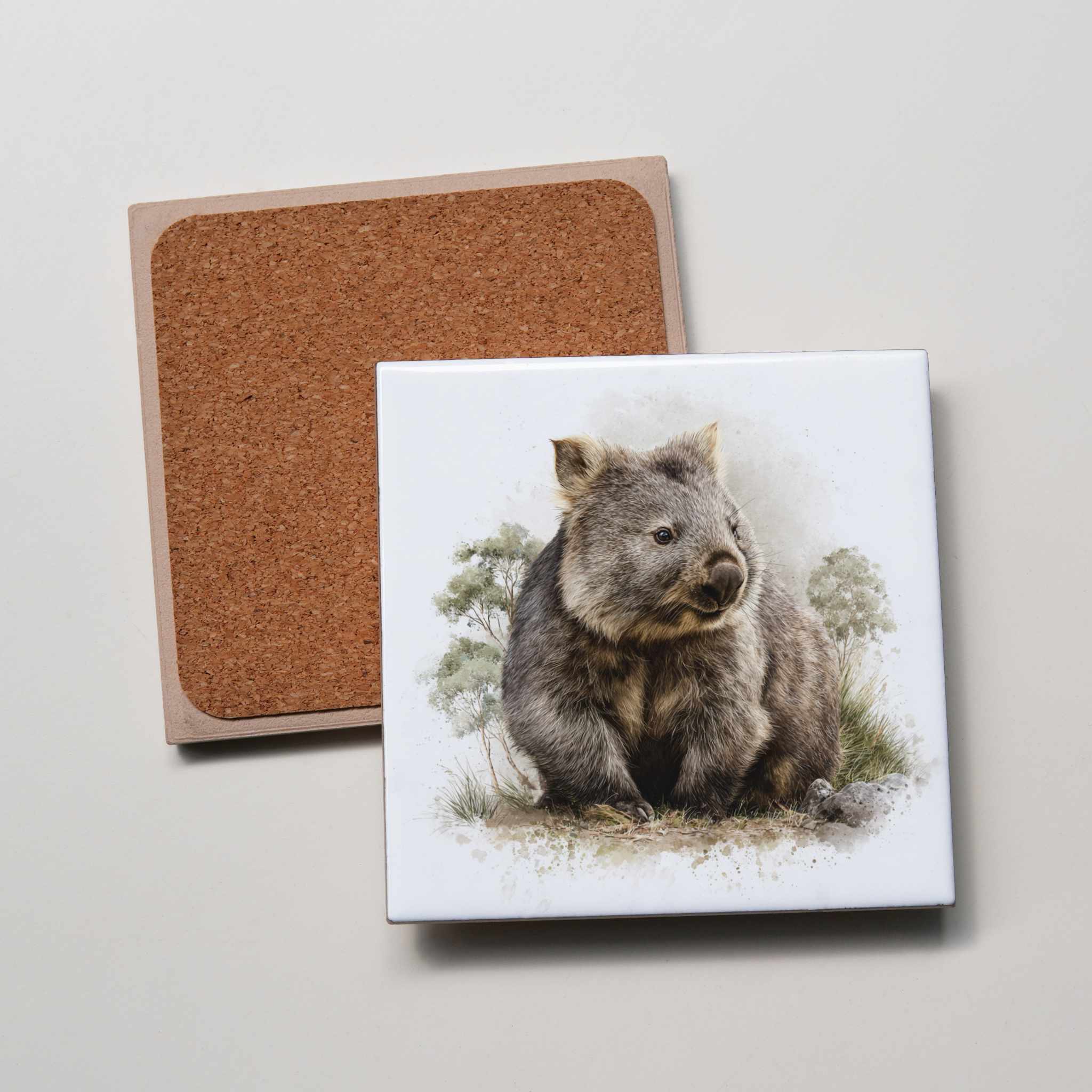 Wombat Left - Coaster