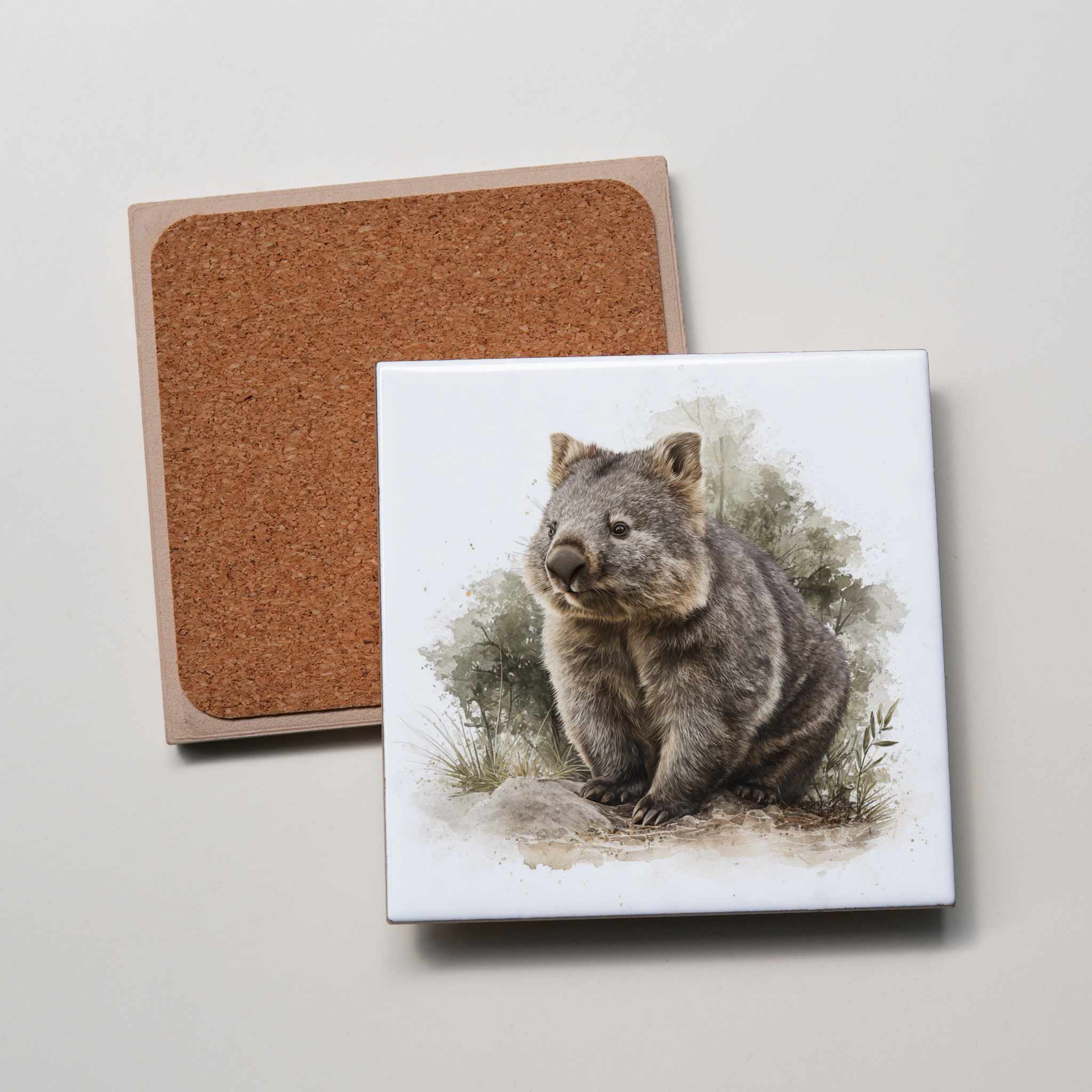 Wombat Right - Coaster