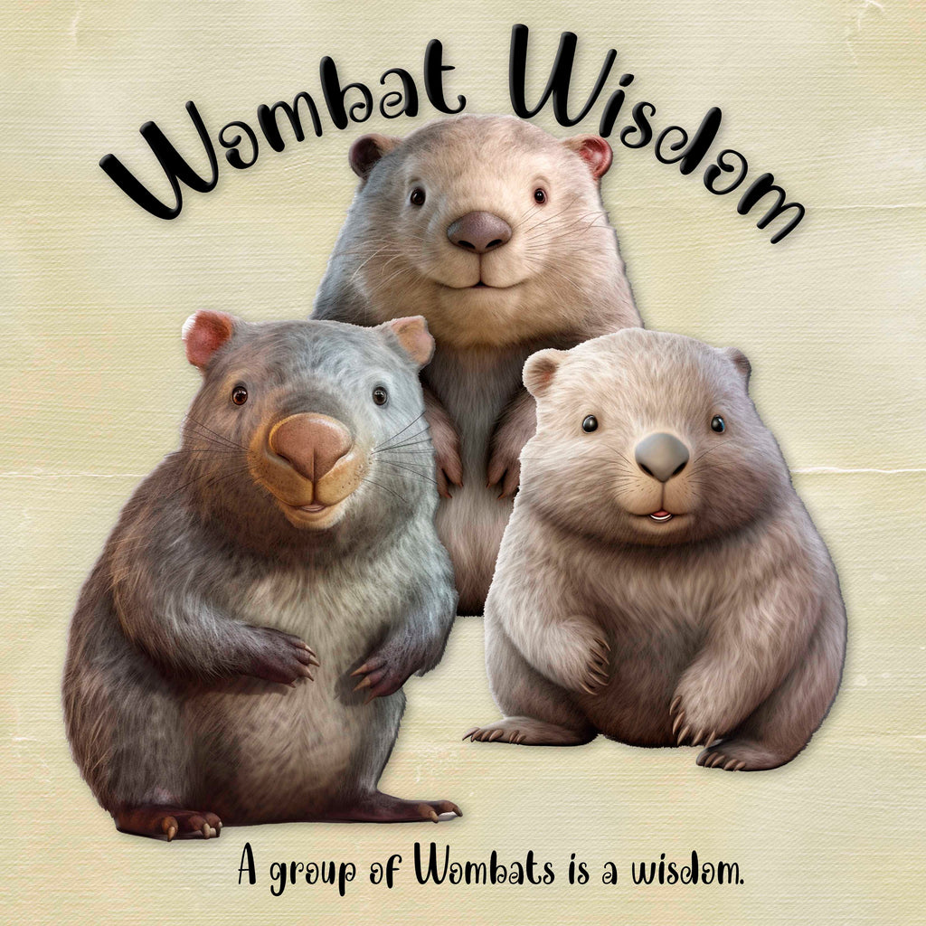Wombat Wisdom- Coaster
