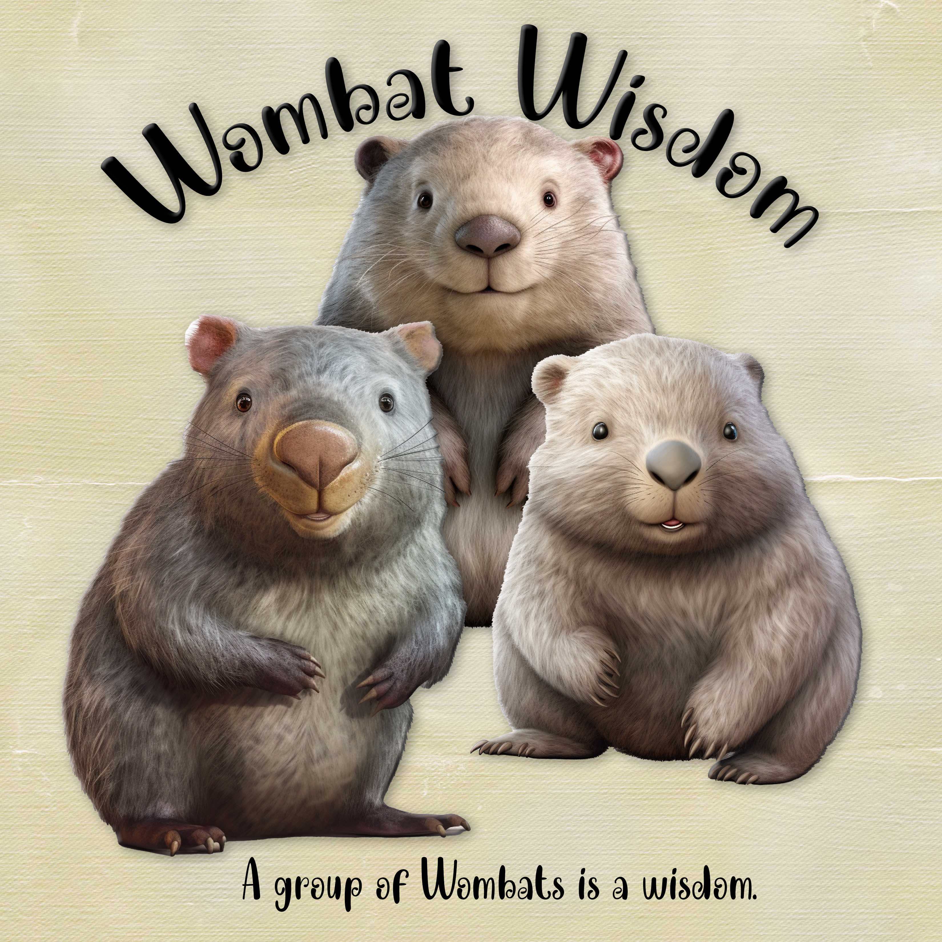 Wombat Wisdom- Coaster