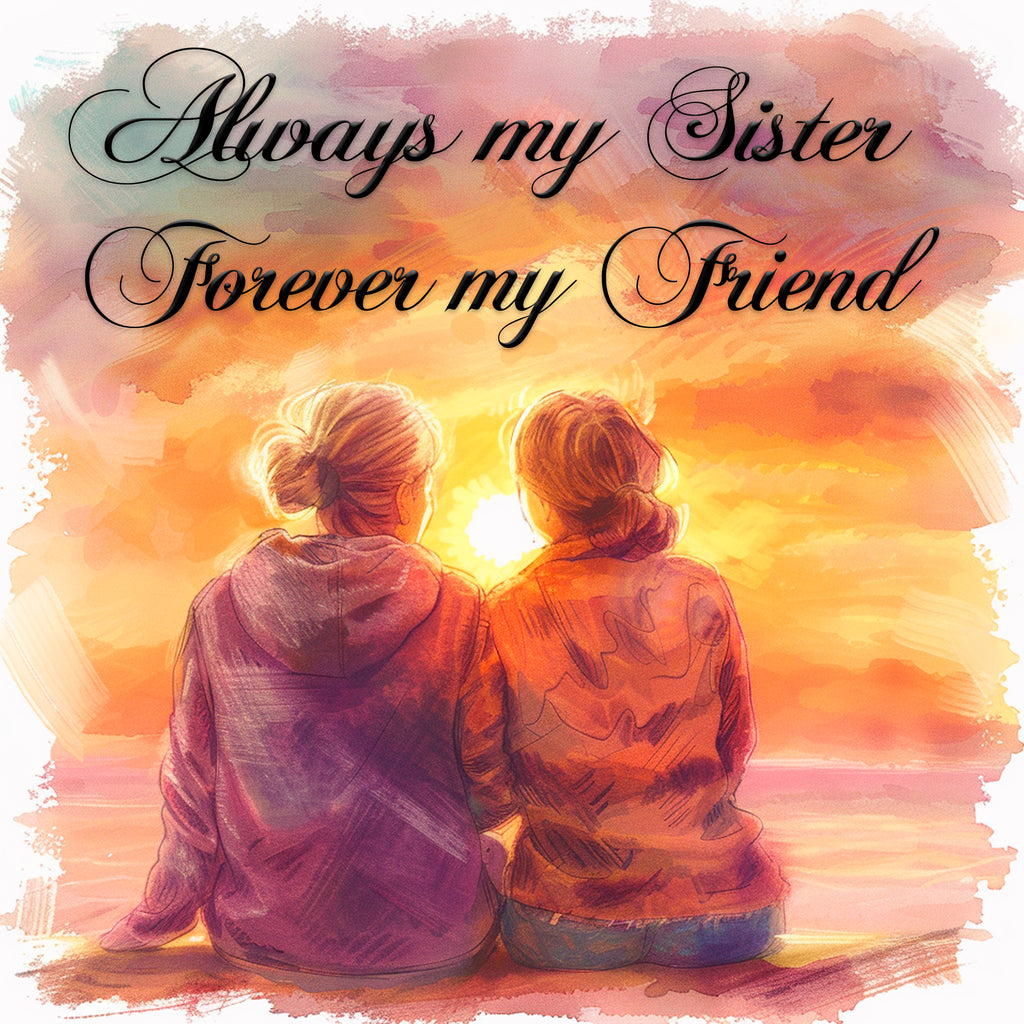 Always my Sister Coaster