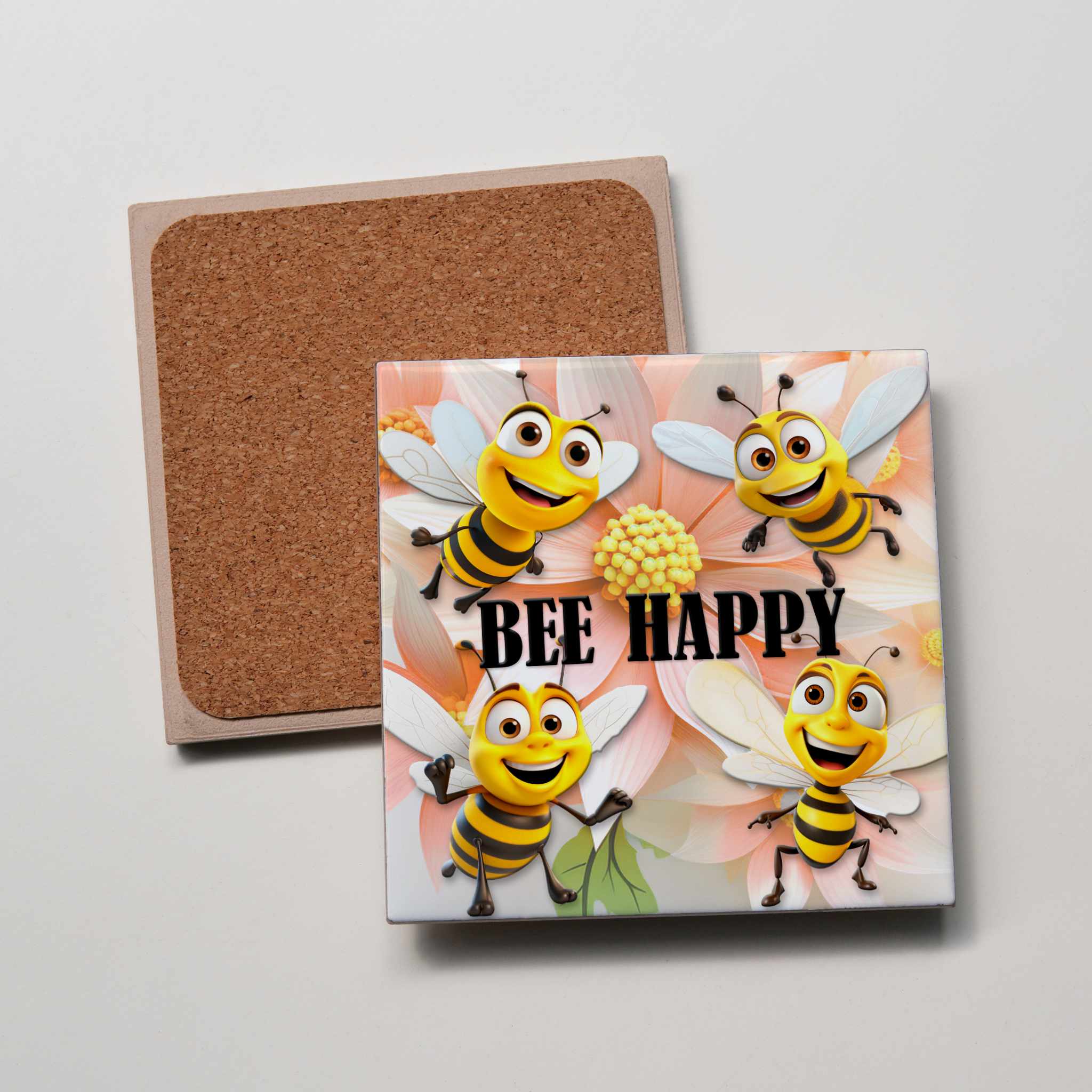 Bee Happy Coaster