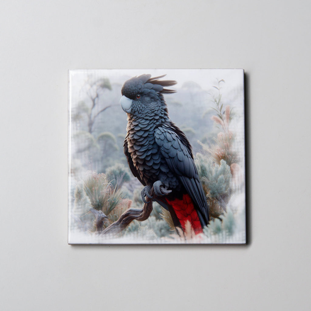 Black Cockatoo - Coaster