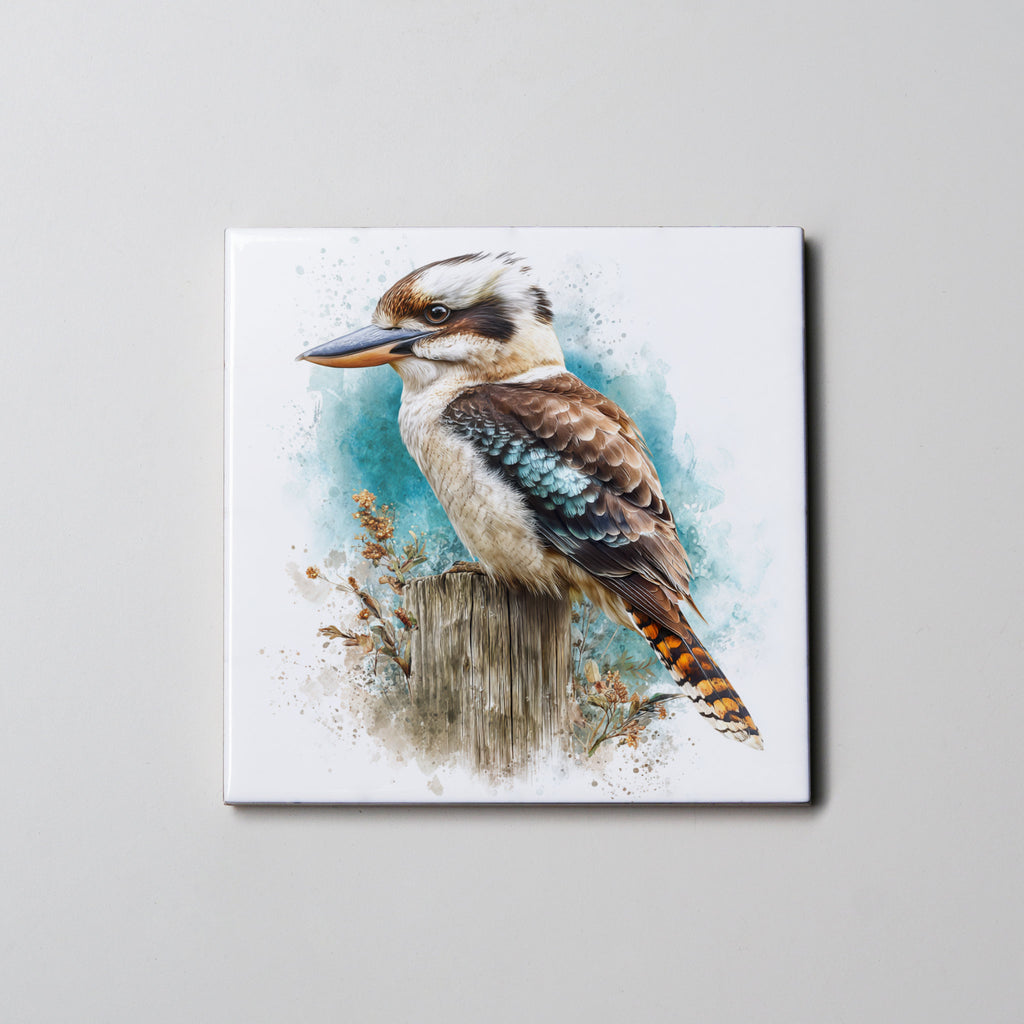 kookaburra Full Body Left - Coaster