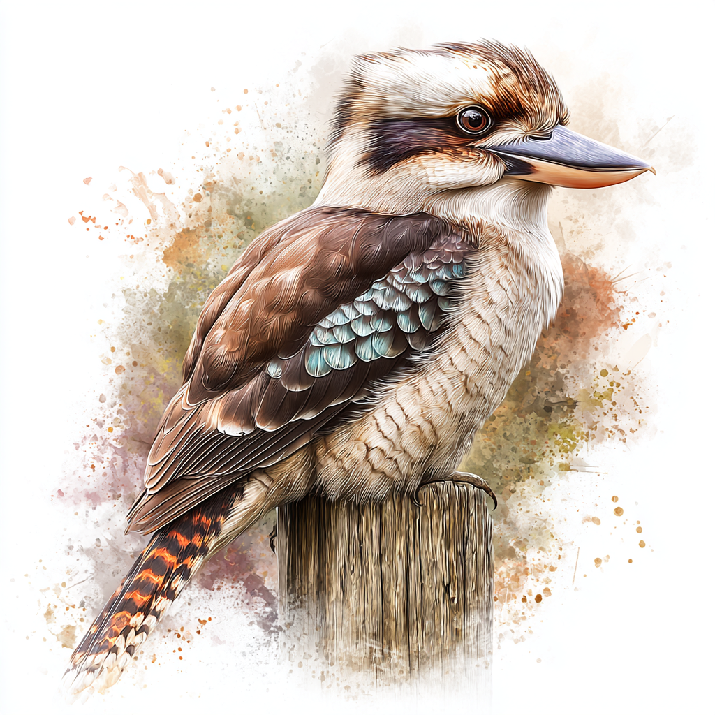 kookaburra Full Body right - Coaster