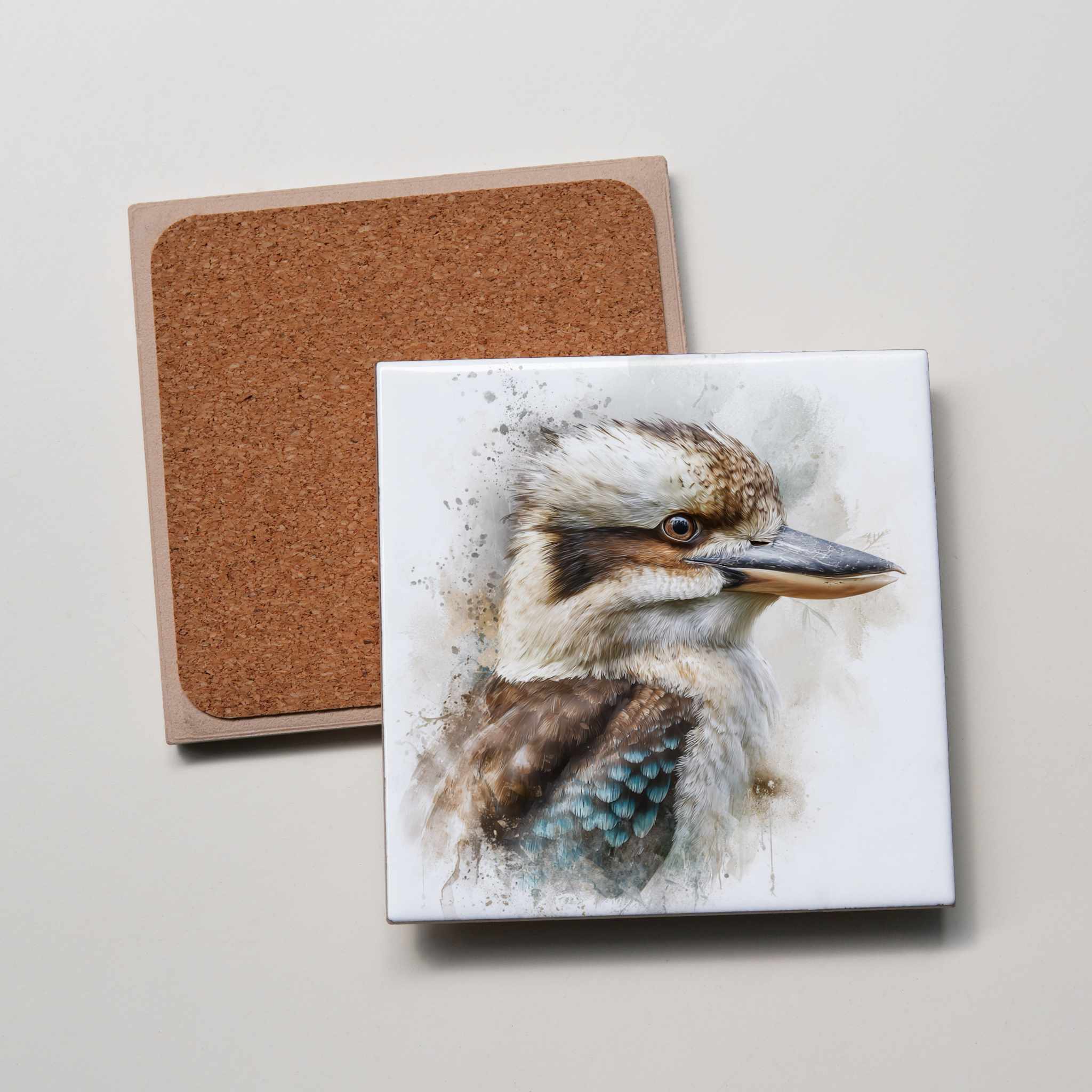 kookaburra Right - Coaster