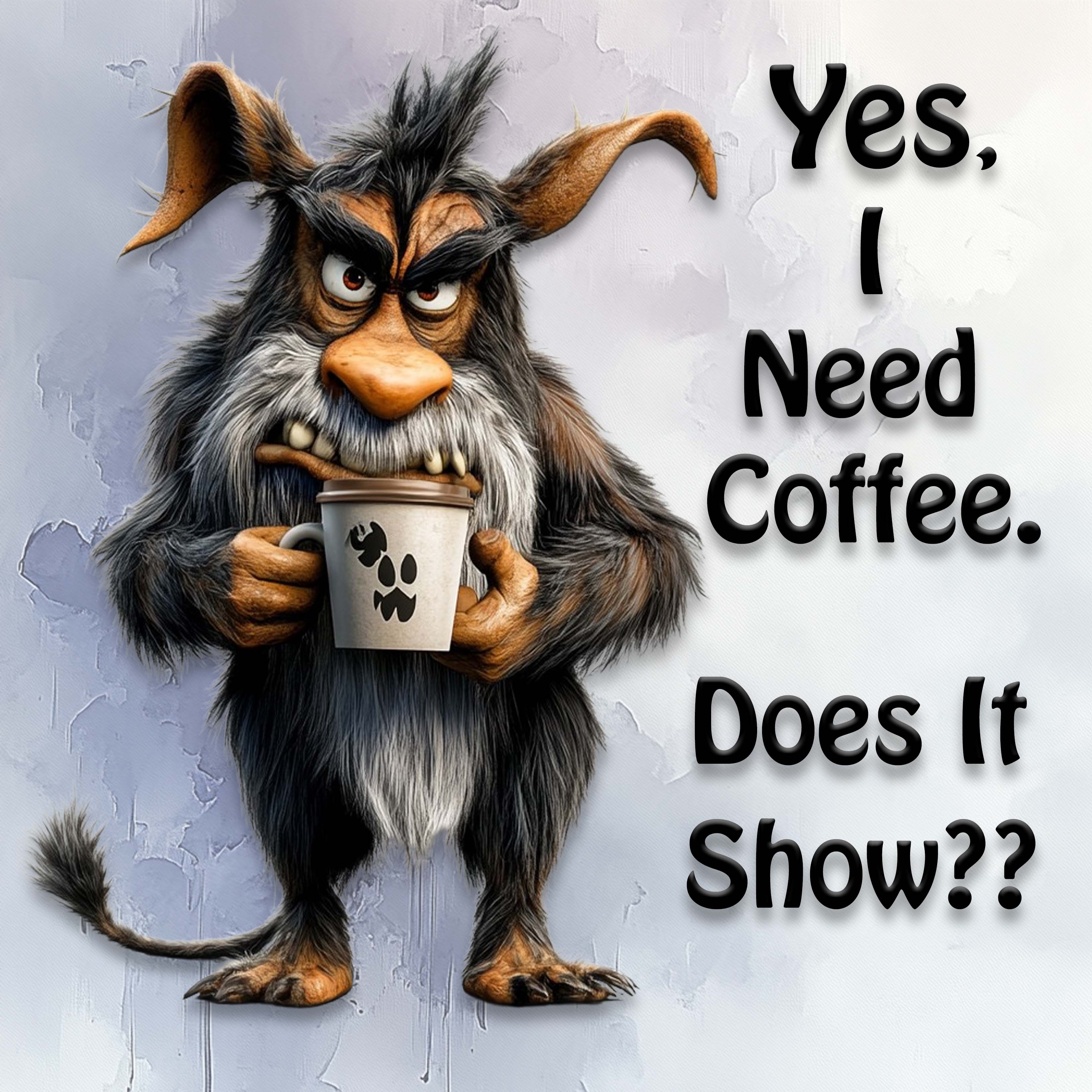 need Coffee Coaster