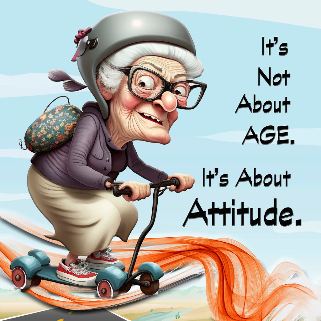 Not About Age Senior Coaster