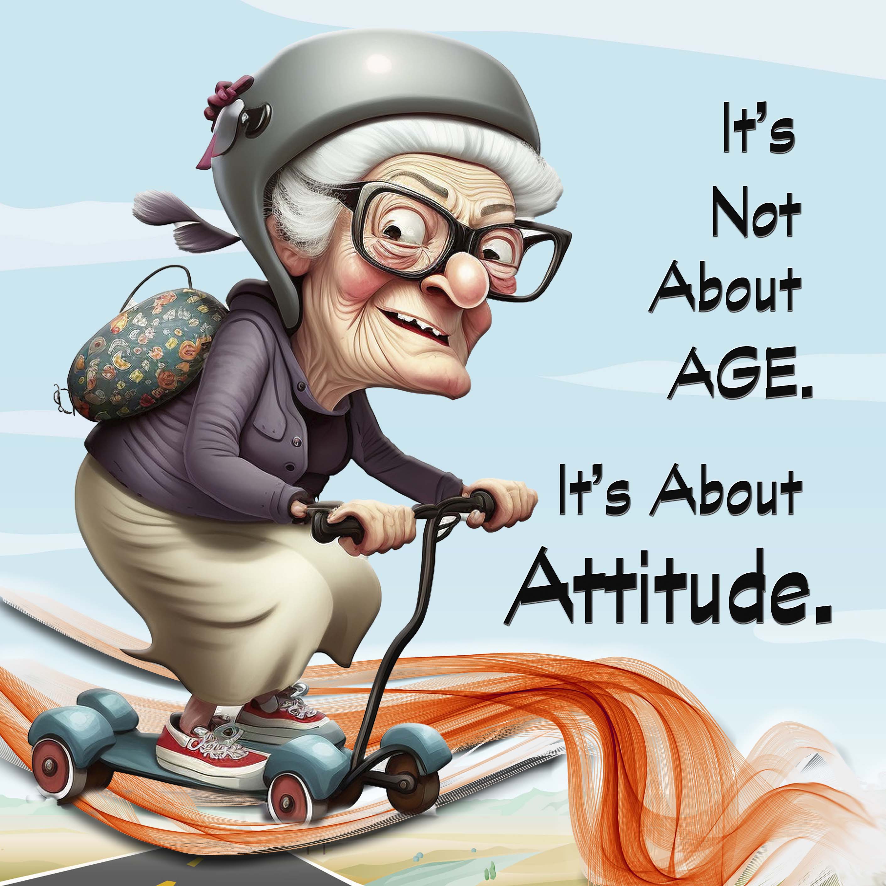 Not About Age Senior Coaster