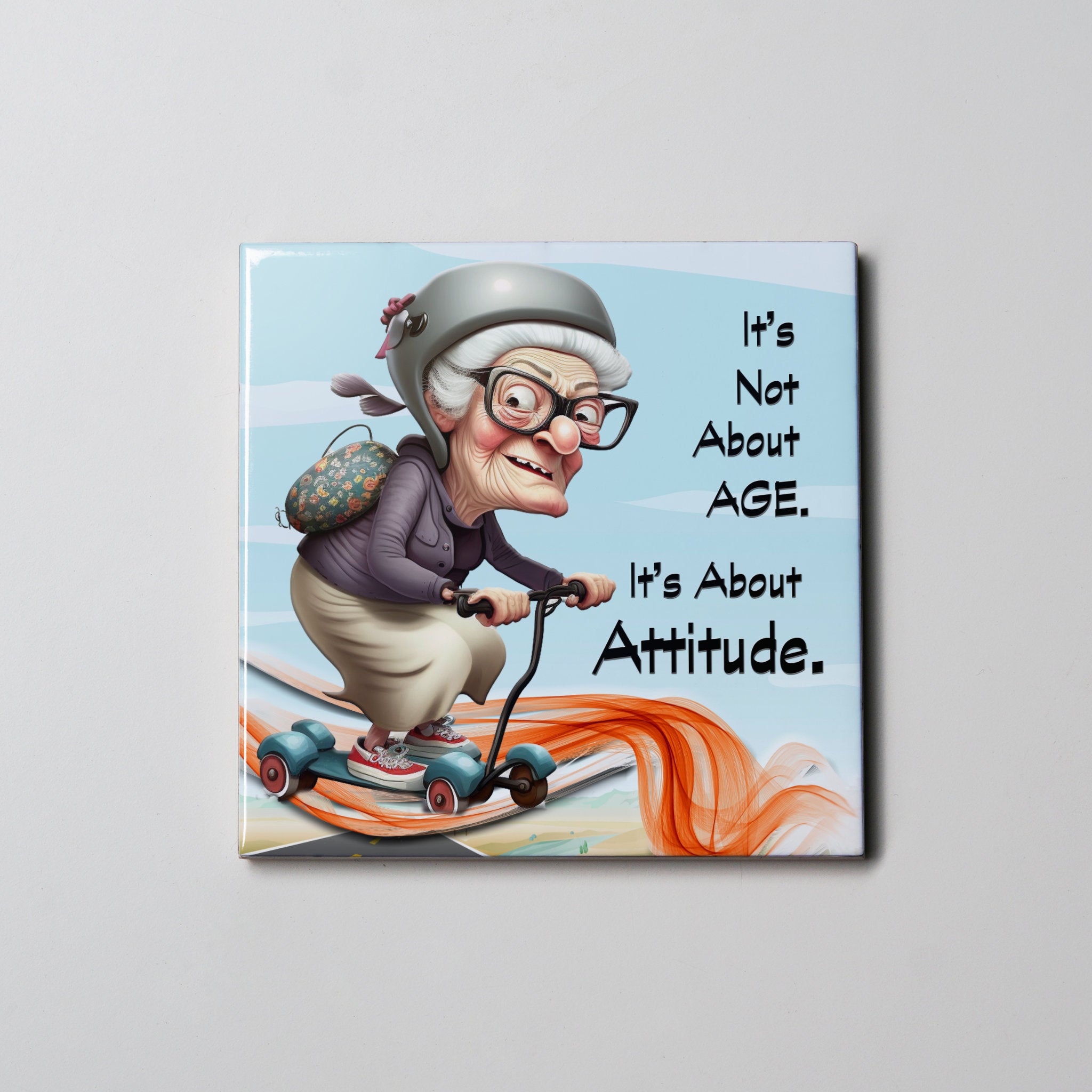 Not About Age Senior Coaster