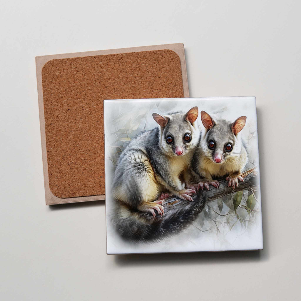 Possum Brushtail - Coaster