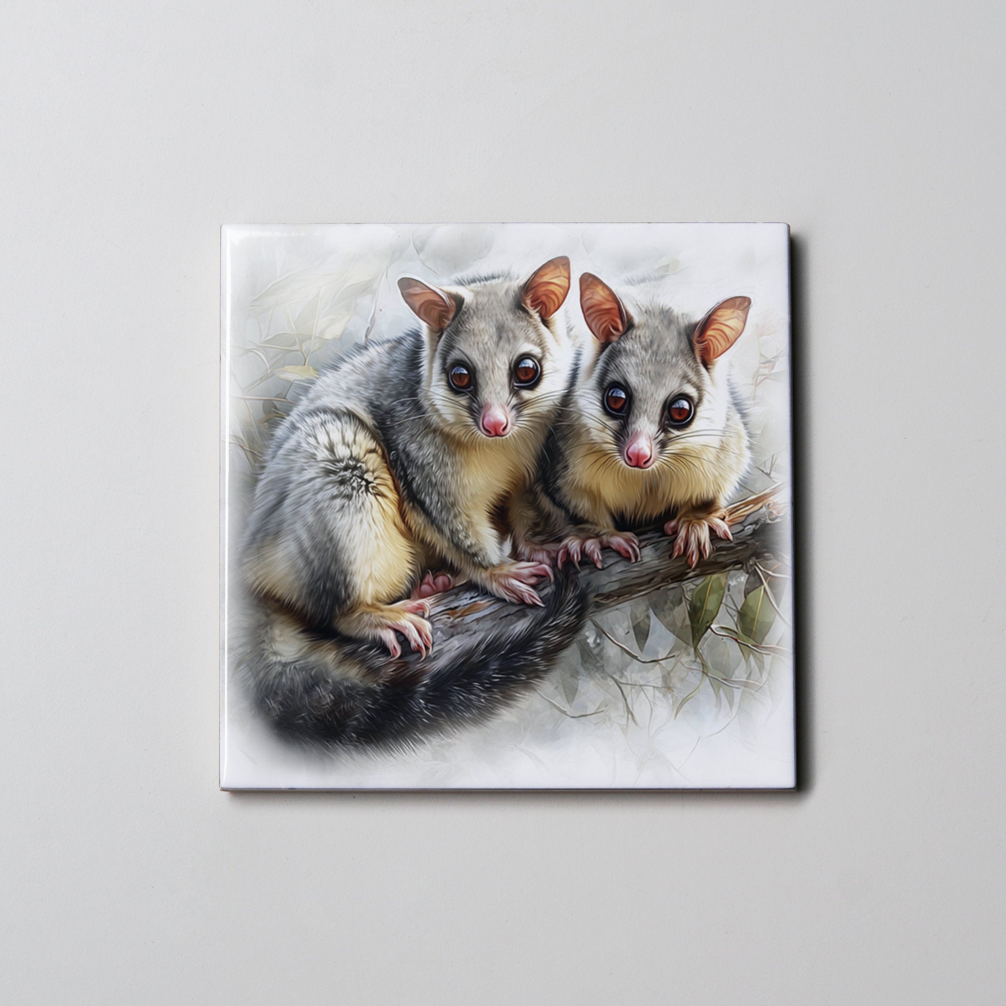 Possum Brushtail - Coaster