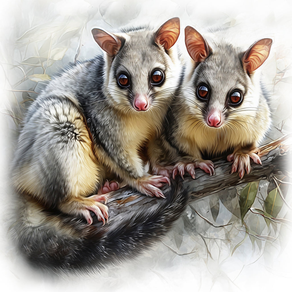 Possum Brushtail - Coaster