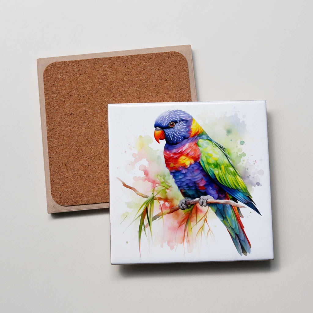 rainbow lorikeet  Left - Coaster